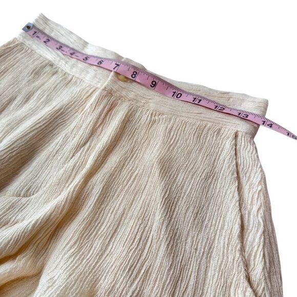 Savannah Morrow The Label Verita Short in Cream Raw Silk New FLAWS S - Picture 6 of 12
